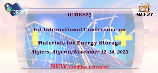 Call For Papers : 1st International Conference on Materials for Energy Storage